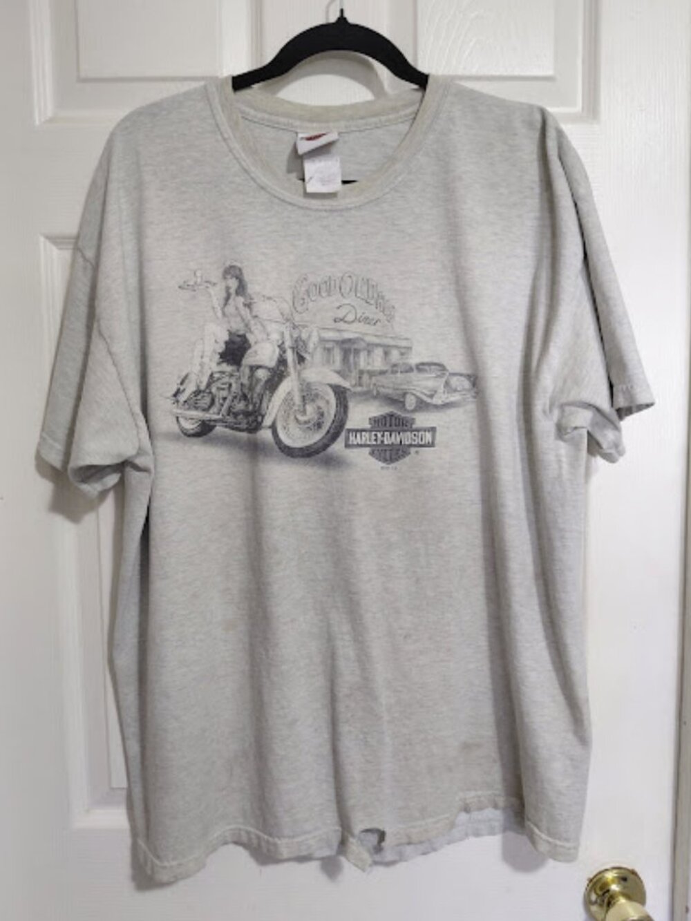 Harley-Davidson 2006 Janesville, WI "Good Ol'Days Diner" Biker Waitress T-Shirt